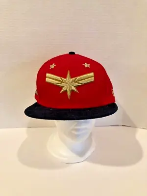 Captain Marvel SnapBack Hat ~ NEW ERA 9 Fifty Cap ~ NWT • $11