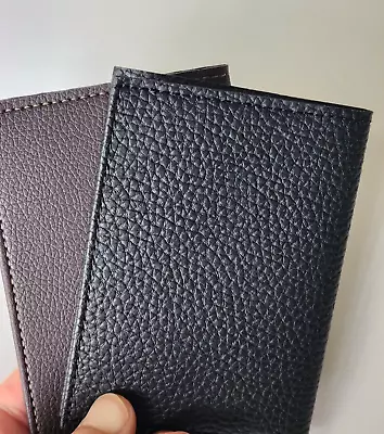 Mini Composition Refillable Faux Leather Notebook Covers (Lot Of 2) • $12