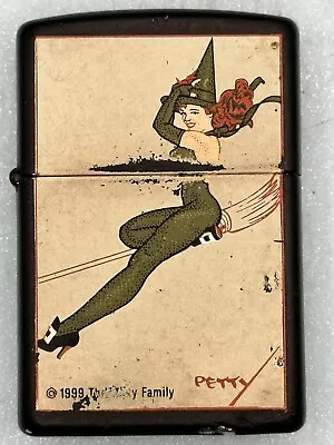 Vintage 1999 Bewitching Petty PinUp Girl Zippo Lighter • $22.95