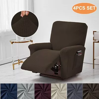 Knitted Stretch Recliner Chair Slipcover Sofa Covers For Lazy Boy Sofa Protector • $26.99