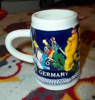 Germany Bavaria Bayern Miniature Ceramic Stein / Mug • $6.99