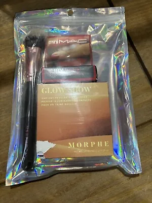 NEW Morphe MAC High End Make Up Gift Set Brush Ruby Woo Lipstick Highlighter • £32.50