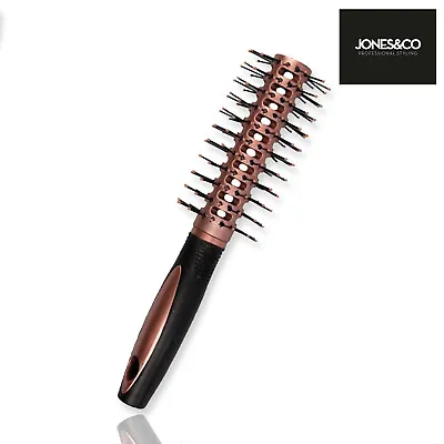 Rose Gold Vented Radial Hair Brush Round Curling Waves Volumes Blow Dry Wet UK • £6.99