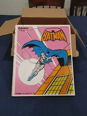 1979 Batman 18 Piece Wooden Puzzle Playskool DC Comics Vintage • $20