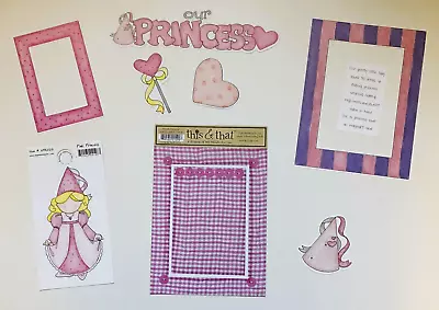 My Mind's Eye Princess Scrapbook Die Cuts Frames 8 Piece Set • $5.50