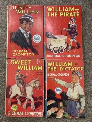£35 • Buy Vintage - Just-William (Richmal Crompton 1950-1960’s) Collection With Dustcovers