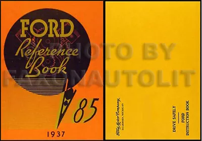 1937 Ford Car And Pickup Truck Owners Manual With Envelope 85 Hp 37 Reference • $93.78