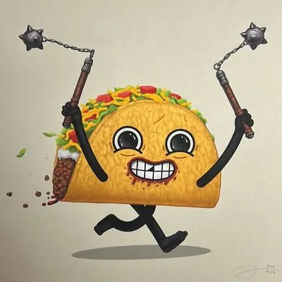 Food Dudes Double Fail - 2022 Mike Mitchell Poster Art Print 1st • $161