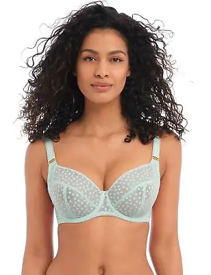 Womens Underwear Bras Freya Starlight Side Support Bra Pure Water GG-K Cups 5202 • £19.99