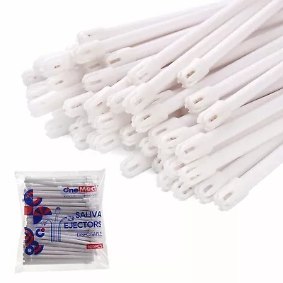 1000 (10 Bags)OneMed Disposable Dental Saliva Ejectors Evacuation Suction Tips • $39.98