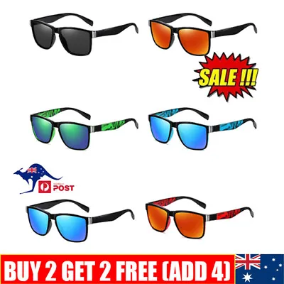 UV400 Men Sunglasses Polarized Glasses Fishing Sports DrivingWrapAround Eyewear • $11.79