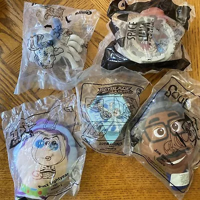 McDonalds Happy  Meal Toys- Soul Croods BeyBlade Toy Story -Lot Of 5 New/Sealed- • $5