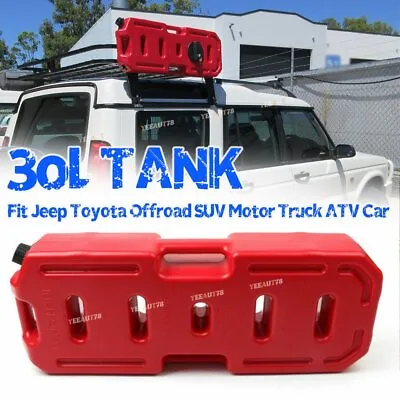 30L 8 Gallon Gas Oil Gasoline Can Container Tank Fuel BackupFor Offroad Jeep SUV • $128.99