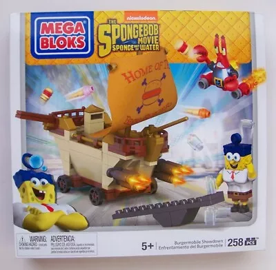 Mega Bloks Spongebob Movie Sponge Out Of Water Burgermobile Showdown NEW Boat • $49.99