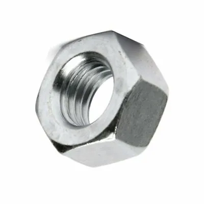 Zinc Plated Left Hand Thread Hexagon Nuts DIN 934 Various Sizes • £1.82