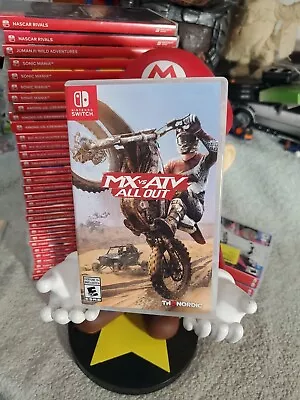 MX Vs ATV All Out - Nintendo Switch - Tested Works Racing Dirt Bikes ATV UTV • $15