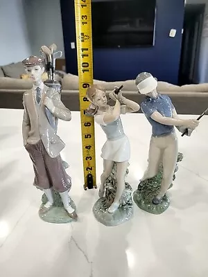Lladro Golf Figurines LOT Of 3 • $265