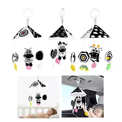 Baby Crib Mobile Black And White Baby Mobile  Newborn Birthday Gifts • $11.71