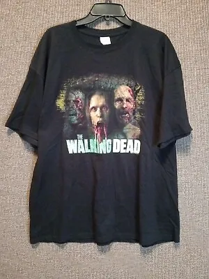 The Walking Dead Men's 2x T-shirt Short Sleeve Black.T7d • $10