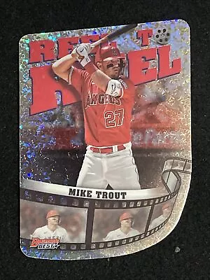 2023 Bowman's Best Mike Trout Reel-to-Reel Mini-Diamond Refractor Angels • $12.99