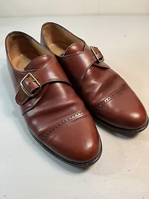 Italian Premier Nordstrom Sz 9D Monk Strap Leather • $59