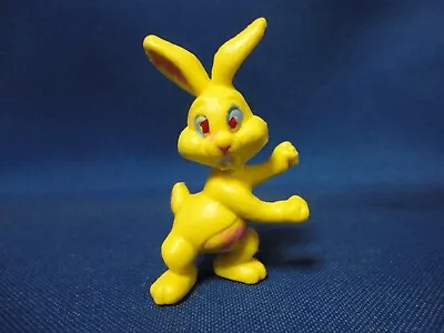 Vintage Plastic Yellow Easter Bunny Rabbit Figurine Toy • $2.99