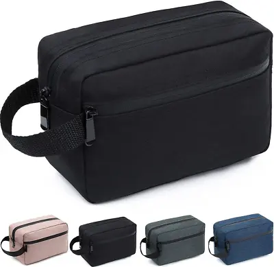 Travel Toiletry Bag For Women And Men Water-Resistant Shaving Bag For Toiletrie • £12.06