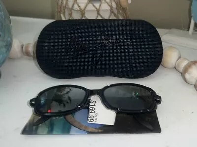 Maui Jim Deep Blue & Black MJ-116-02 Sunglasses Made In Italy • $25