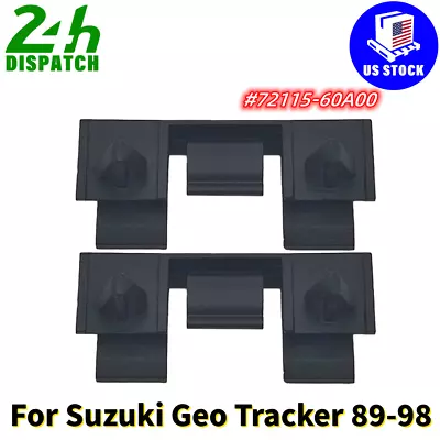 2PCS Front Grille Clips For Geo Tracker Suzuki Sidekick 89-98 72115-60A00 US • $21.50