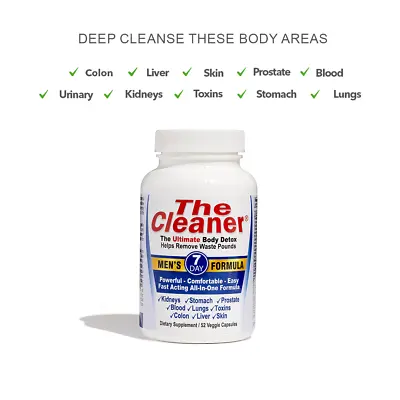 Exp 04/2026 CENTURY SYSTEMS THE CLEANER Ultimate Body Detox Men 1 Cycle 7 Days • $14.99