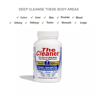 Exp 07/2024 CENTURY SYSTEMS THE CLEANER Ultimate Body Detox Men 1 Cycle 7 Days • $14.99