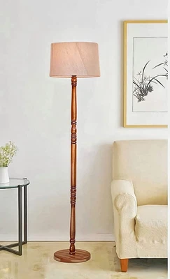 £149 • Buy Floor Lamp For Living And And Bedroom, Modern Designer Wooden Floor Lamp Base