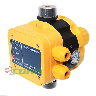 $48.99 • Buy New Automatic Water Pump Pressure Controller Electronic Pressure Switch.145PSI
