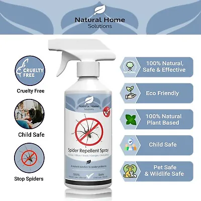 £18.95 • Buy Eco Friendly Spider Repellent Spray Stop Spiders Bugs Insects Entering Pet Safe