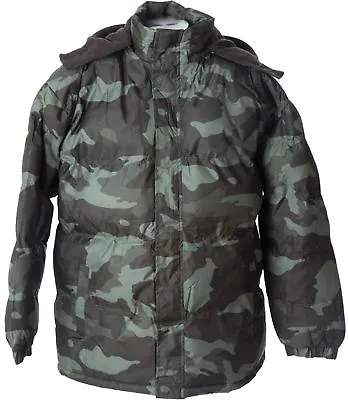 Polar Ice Unisex CAMO Hooded Jacket Bubble Puffer Zip Up Winter Coat Size S • $49.99