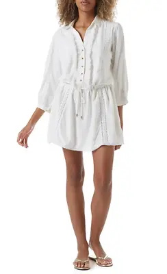 Melissa Odabash Scarlett Cover-Up Dress Cream Size S 2318 • $95.60