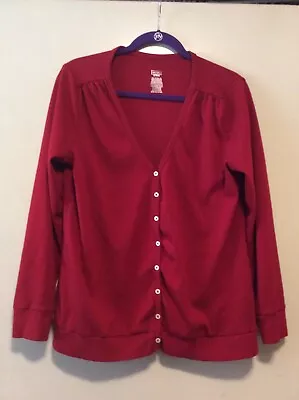 MERONA Red Lightweight Long Sleeved Jacket 2XL ~ Preowned EXC Condition • $8