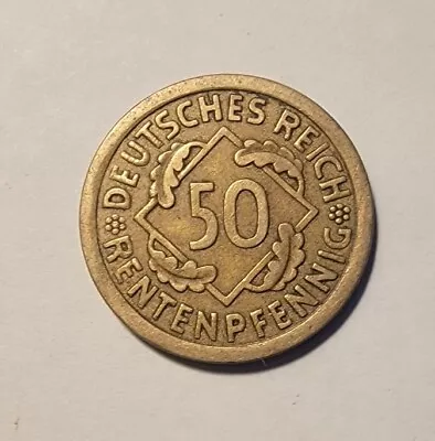 Rare 1923 50 Pfennig German Coin • £15
