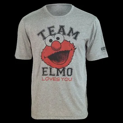 Sesame Street TEAM ELMO  Loves You!  Tech Shirt (S M L XL 2XL) • $34.99