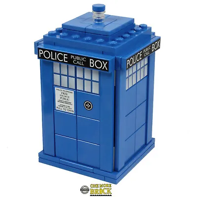 Police Box | Dr Who LEGO TARDIS | Custom Kit Made With Real LEGO Bricks • £29.95