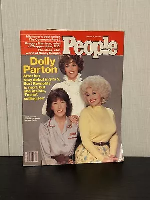 People Magazine January 19 1981 Dolly Parton Edwin Moses Gregory Harrison • $3