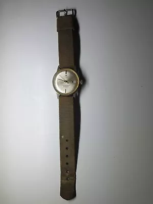 GENTLEMANS  RAFLEX  21 JEWEL AUTOMATIC MILITARY WRISTWATCH C1950s .VG QUALITY • £19.95