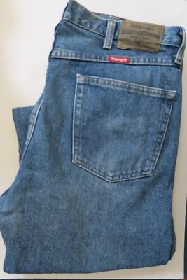 Wrangler 5 Star Premium Mens Jeans In Dark Stone 36X30 • $15