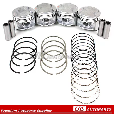 Fits 86-99 JDM Honda ZC P29 Acura Integra 1.6L Pistons & Ring Set D16A1 • $68.96