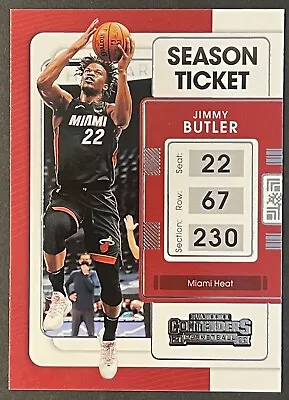 2021-22 Contenders Jimmy Butler Season Ticket #53 Miami Heat • $0.99