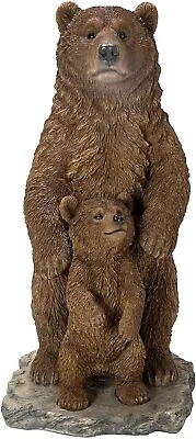 Vivid Arts Real Life Mother/Baby Bear Standing - Size A • £197.99
