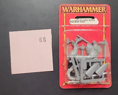 R66  Warhammer Fantasy High Elves Ellyrian Reaver Champion OOP NIB Metal RARE GW • $35