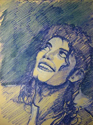 Colored Pencils Painting   Michael Jackson   • $30