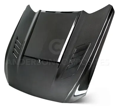 2015-2017 Ford Mustang Carbon Fiber Double Sided Ram Air Hood • $2365