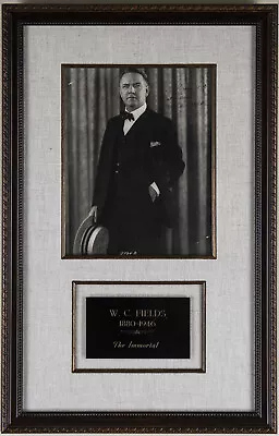 W. C. Fields - Autographed Inscribed Photograph • $2250